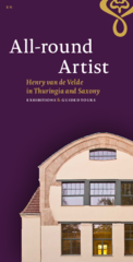 All-around Artist. Henry van de Velde in Thüringen und Sachsen. Englisch