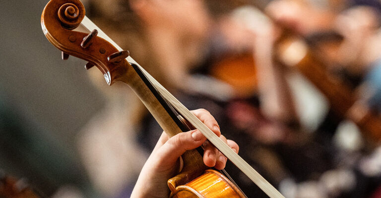 05.11.2021 Weimar: Probe des Sinfonieorchesters der Hochschule für Musik Franz Liszt HfM. Foto: Thomas Müller